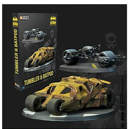 Batman Miniature Game Tumbler & Batpod