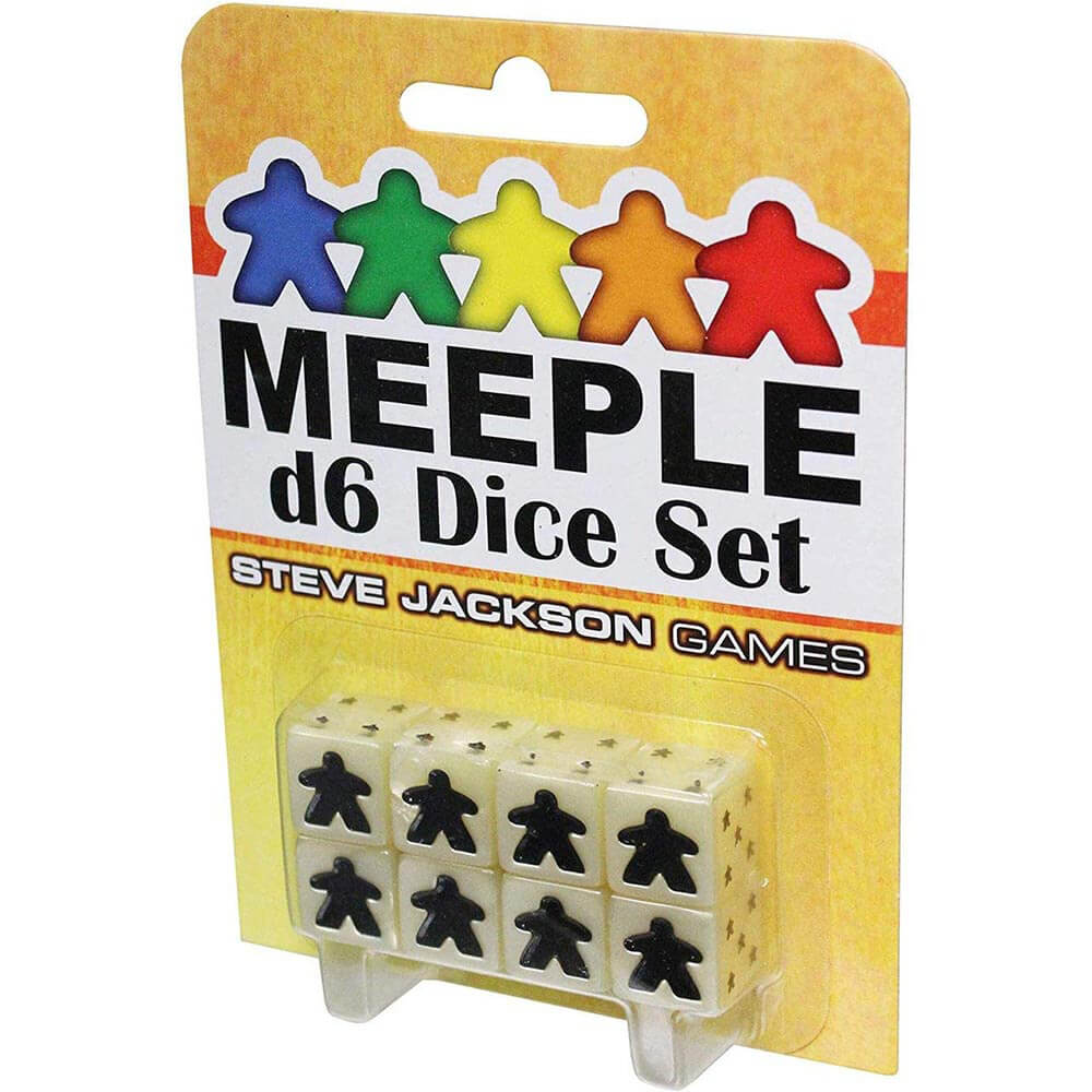 Set di dadi Meeple D6