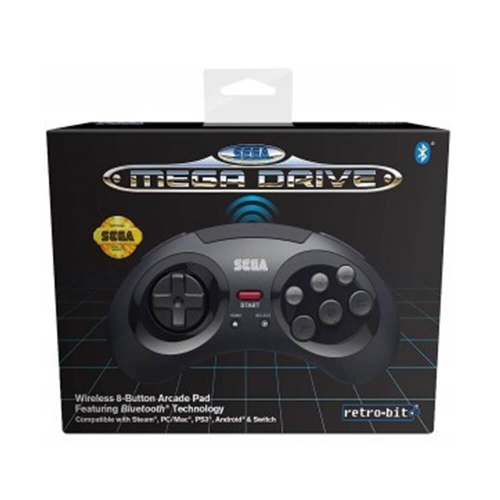  Retro Bit SEGA Mega Drive BlueTooth Arcade Pad