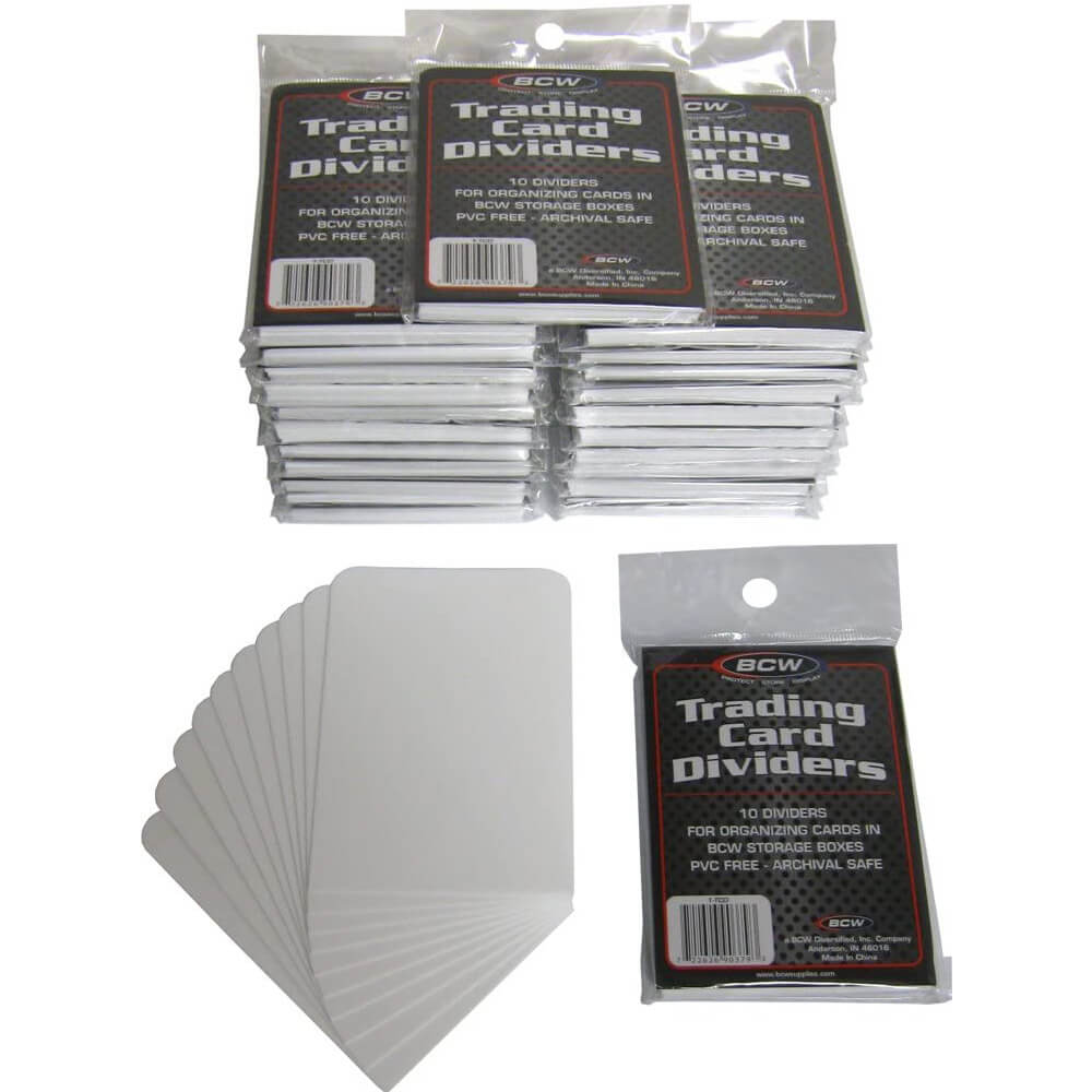 BCW Trading Card Dividers 10 za pakiet