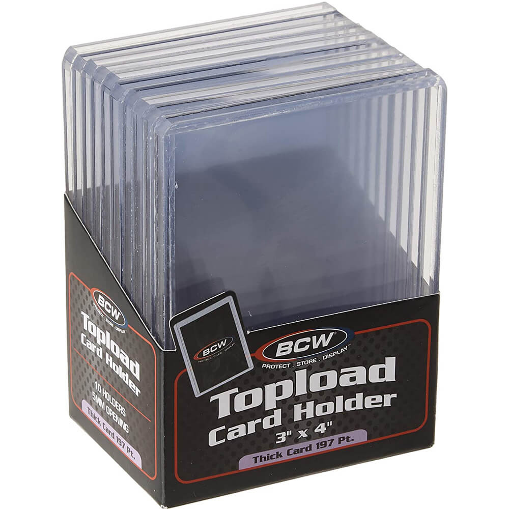 Support de carte BCW TopLoad épais (3 "x 4")