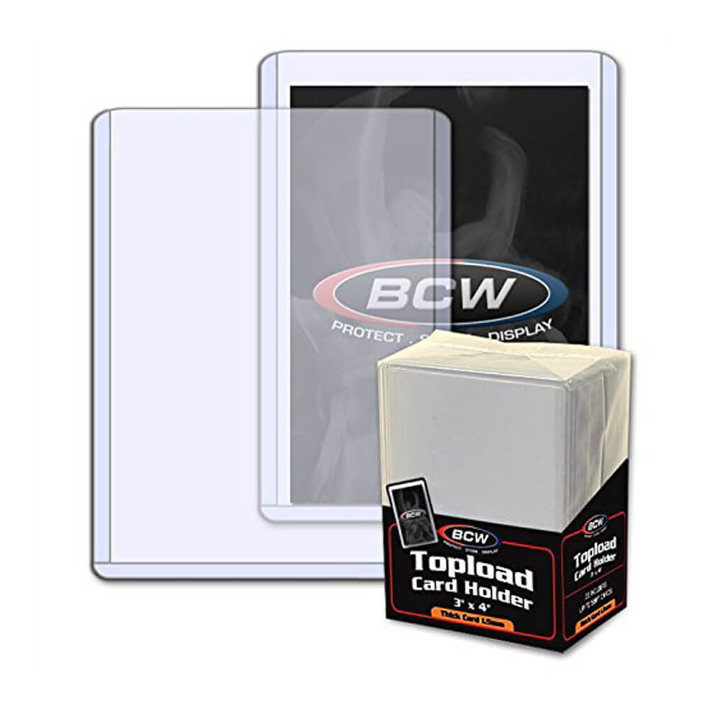 BCW TOPLOAD -kortholder tyk (3 "x 4")