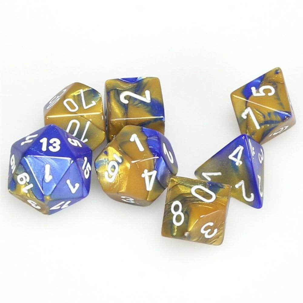 D7 Die Set Dice Gemini Poly (7 terninger)