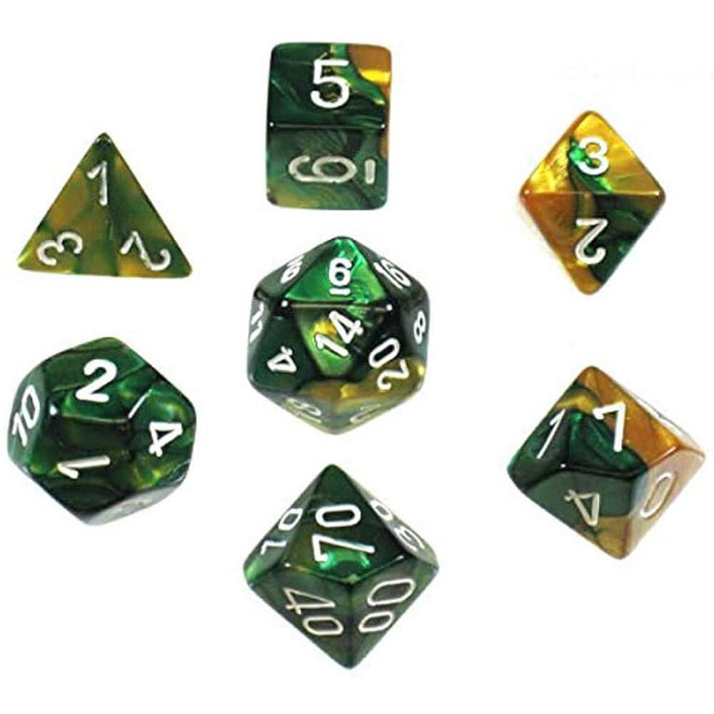 D7 Die Dice Gemini Poly (7 dados)