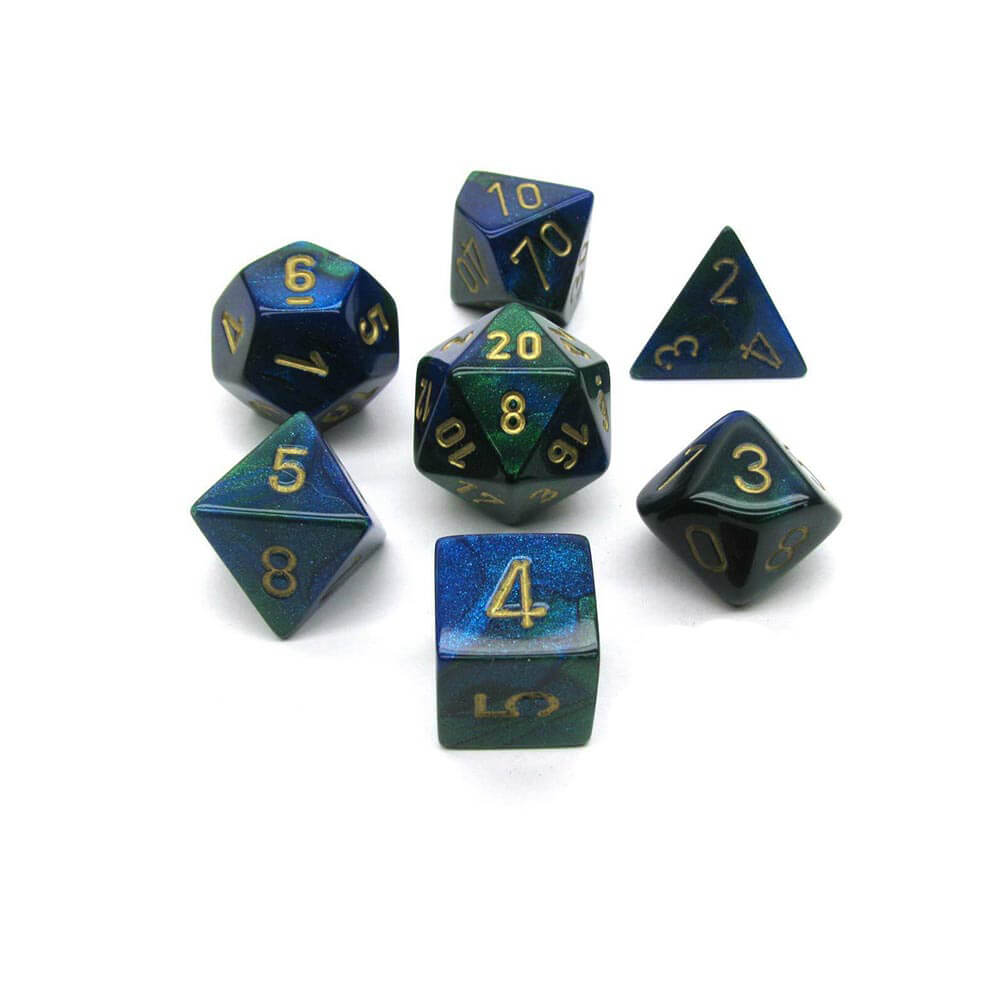 D7 Die Set Dice Gemini Poly (7 terninger)