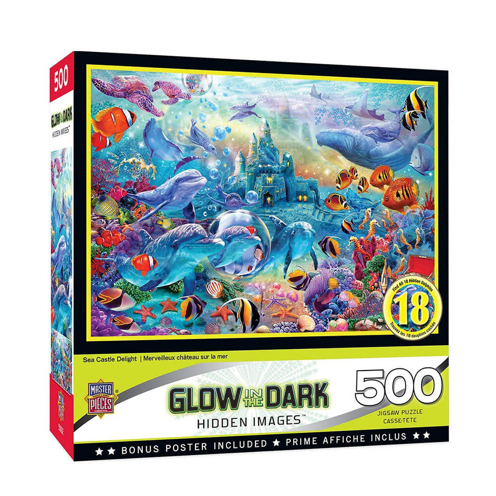 MP Hidden Image Glow Puzzle (500pcs)