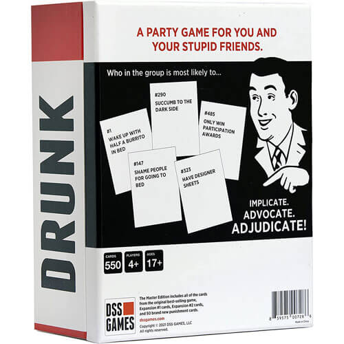 Drunk Stoned or Stupid A Party Game Master Edition