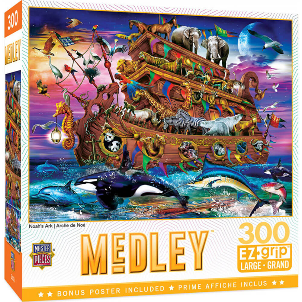 Masterpieces ezgrip medley 300 pc puzzel