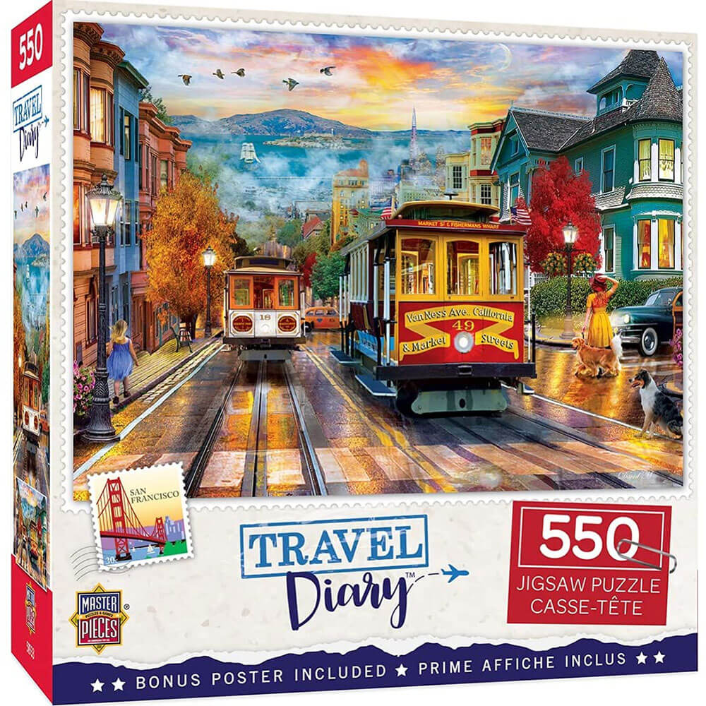 Masterpieces reisdagboek 550 pc puzzel