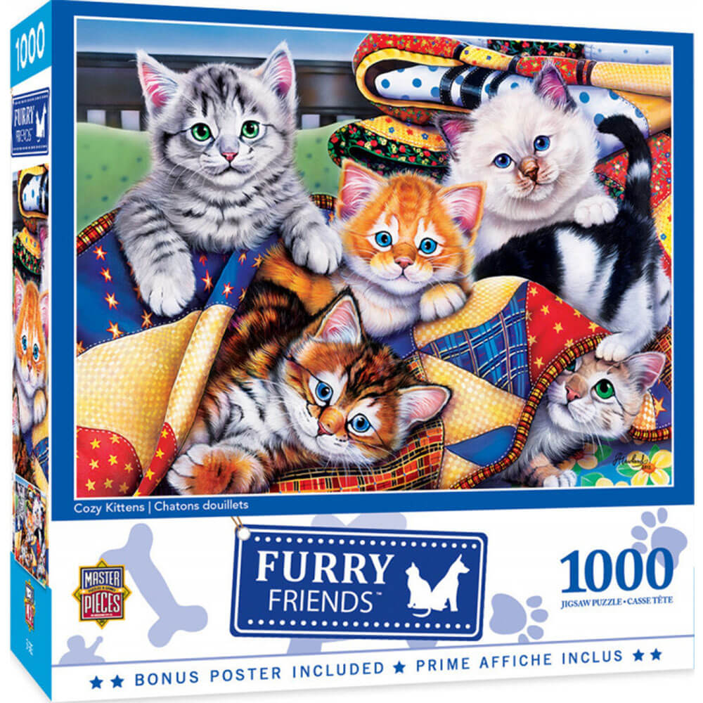 Masterpieces Furry Friends 1000pc puslespil