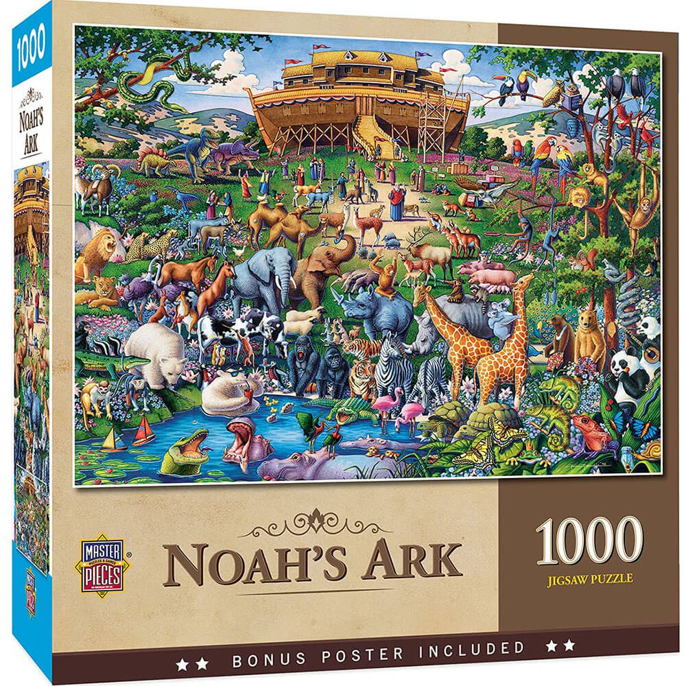 Arcydzieła inspirujące puzzle arki Noah