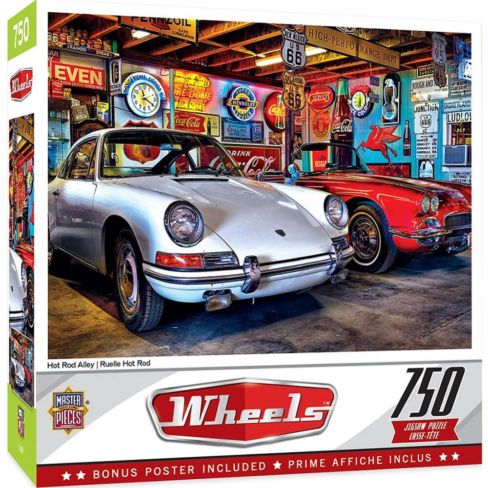 MasterPieces Wheels 750-teiliges Puzzle