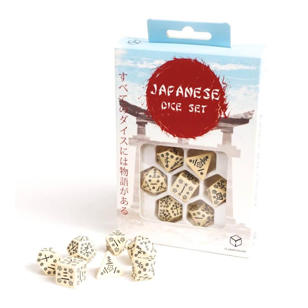 Japanese Last Words Stone Dice Set