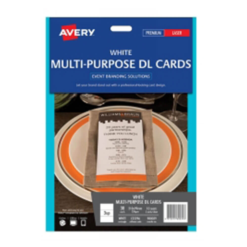 Avery Events & Branding Multipurpy Card 10pk