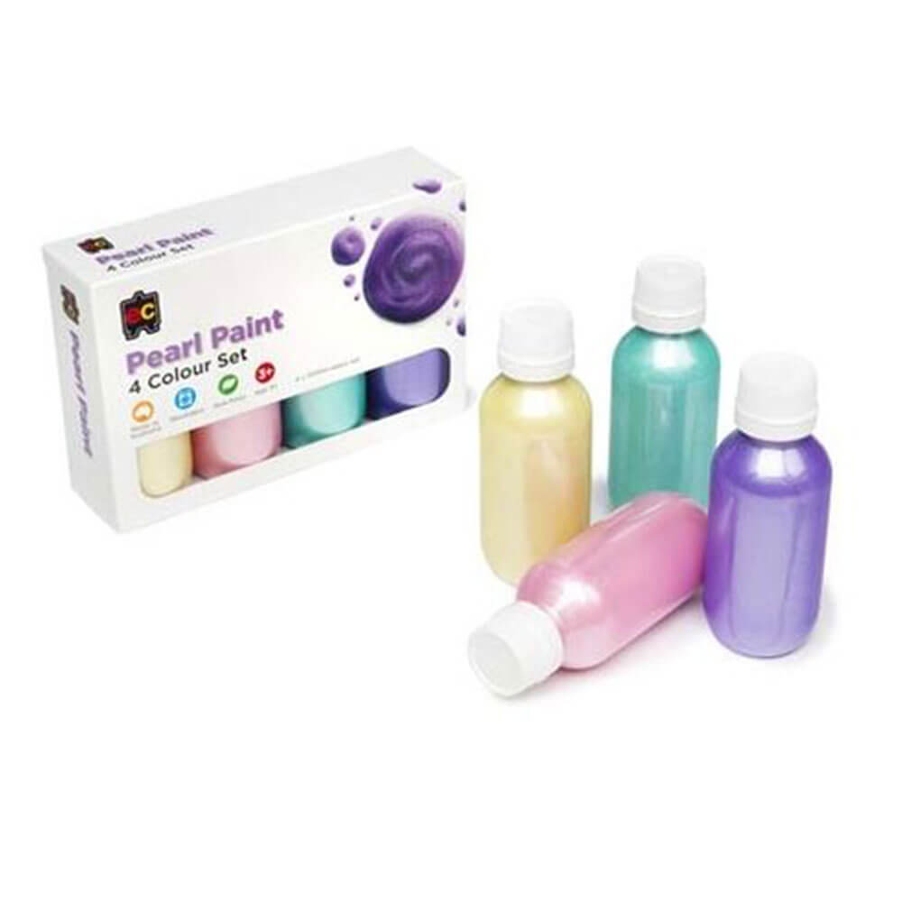 EC-Glitzerfarben-Set, 4-teilig, sortiert, 100 ml