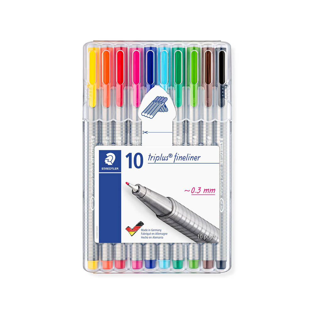  Staedtler Triplus Fineliner Stift