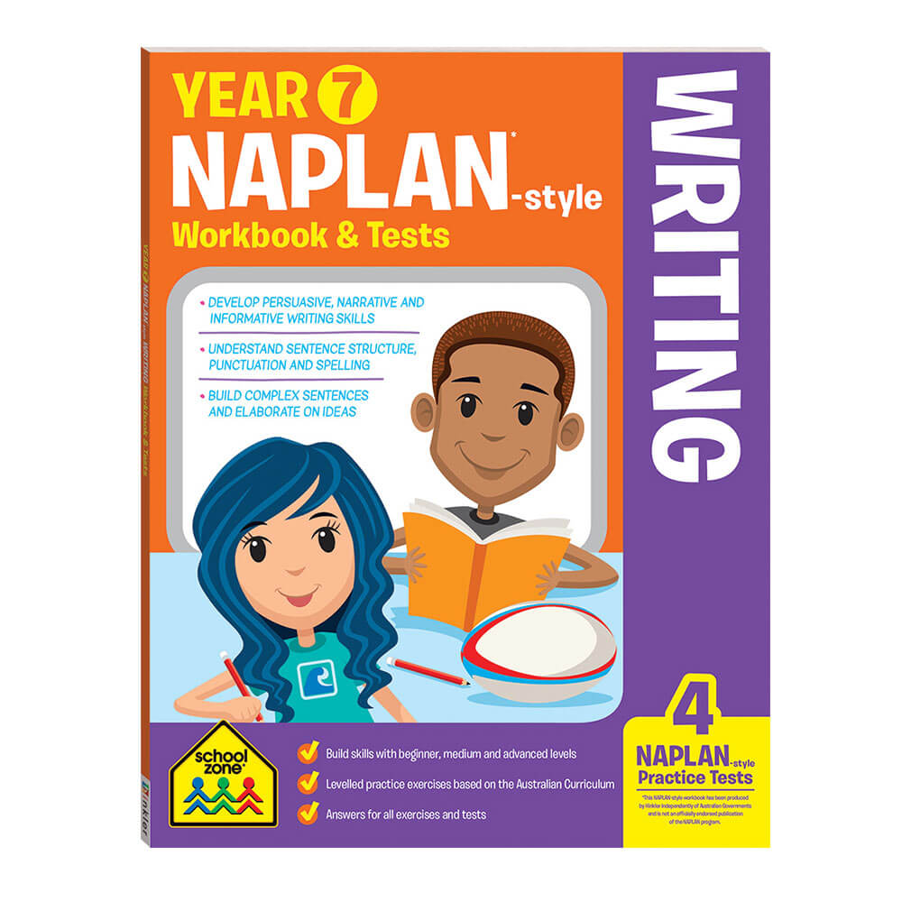 SchoolZone Naplan 7年ワークブックとテスト