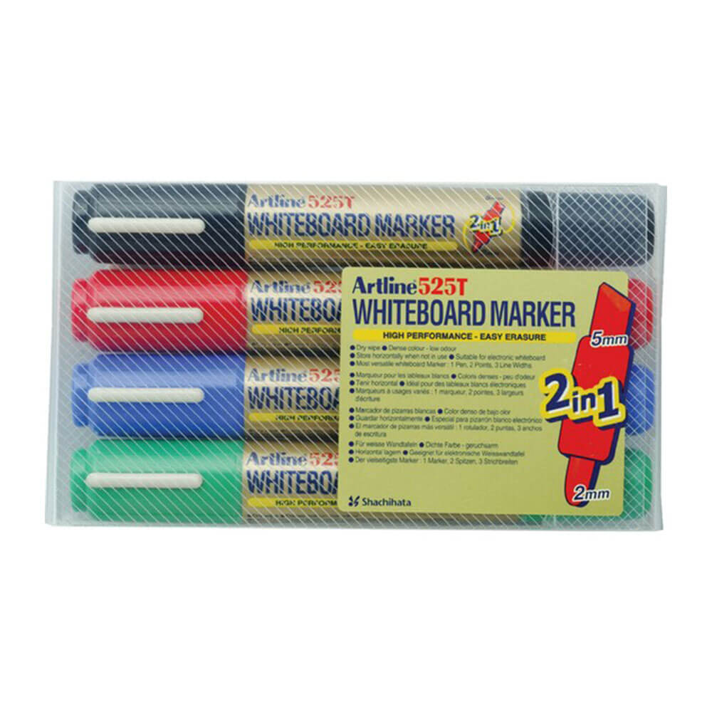 Artline Whiteboard Marker Dual Nib Assortered