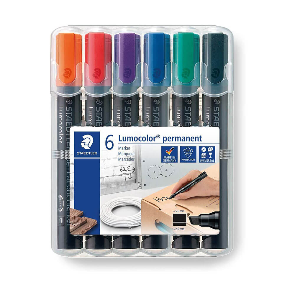 Staedtler LumoColor Chisel Tip Marker assorti