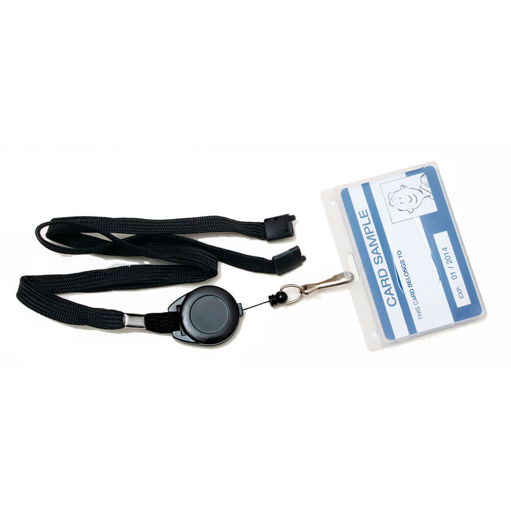 Kevron Breakaway Lanyard & Reel for ID Cards (25pk)