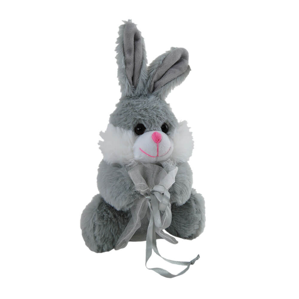 Elka Bunny con bolso de juguete suave 18 cm