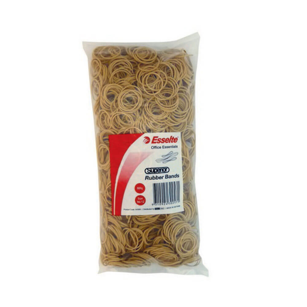 Esselte Rubber Bands 500g taske