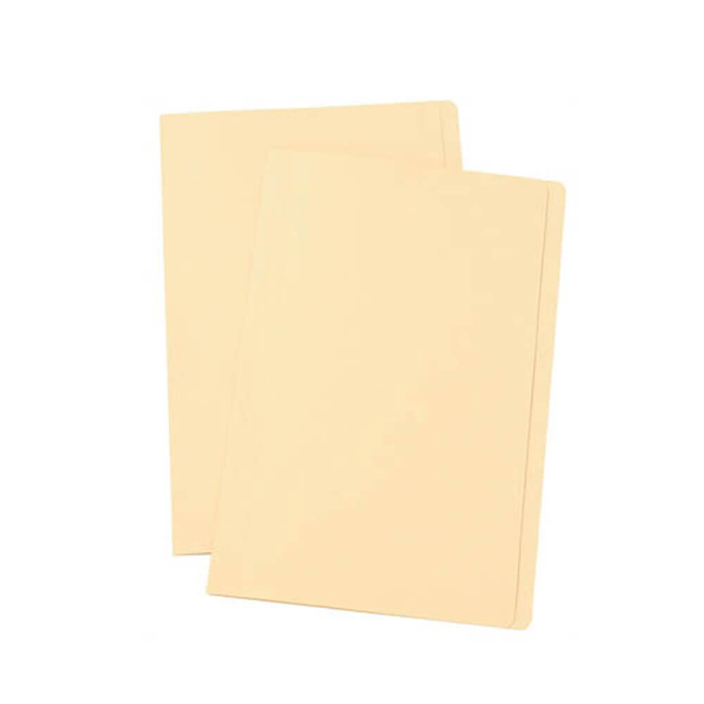 Marbig Manilla pasta Foolscap (100pk)