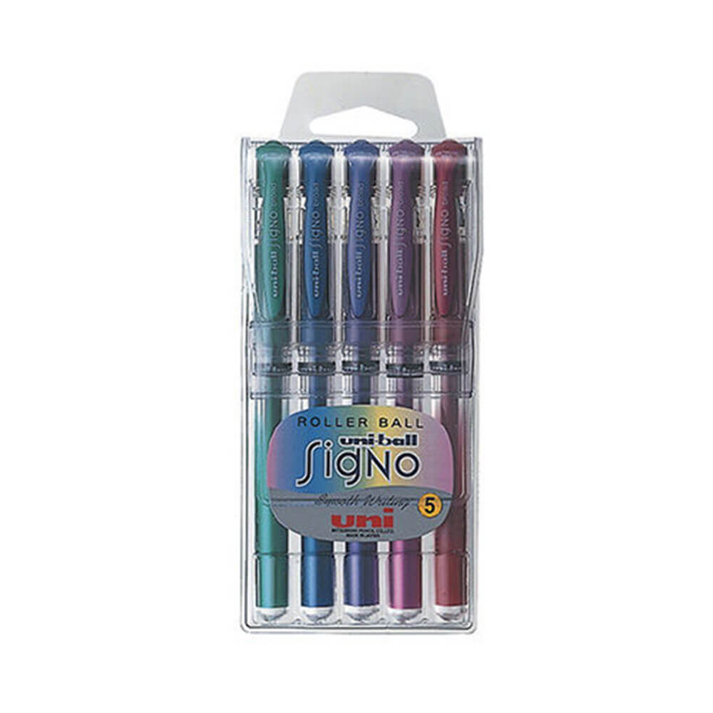 Uni-Ball Signo Pen Broad Metallic surtido