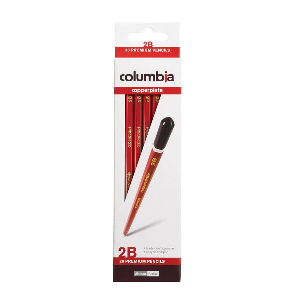 Lápis de chumbo de cobre Columbia 20pk