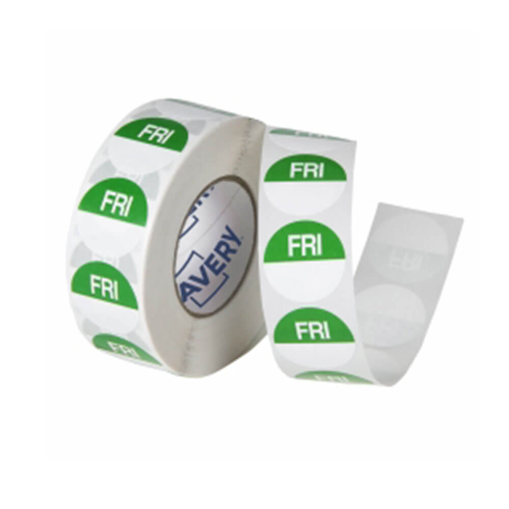 Avery Removable Label 24mm 1000/Roll White