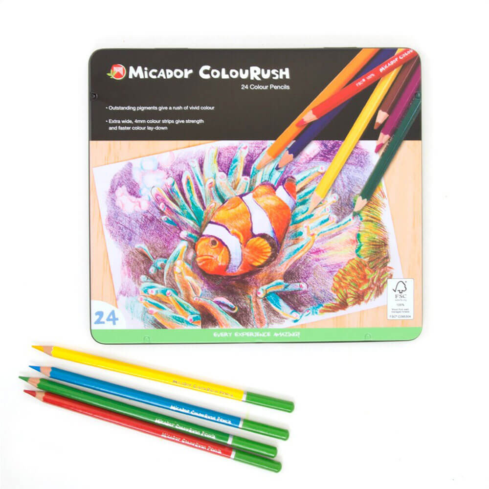 Micador Colourush Coloured Pencil Assorted