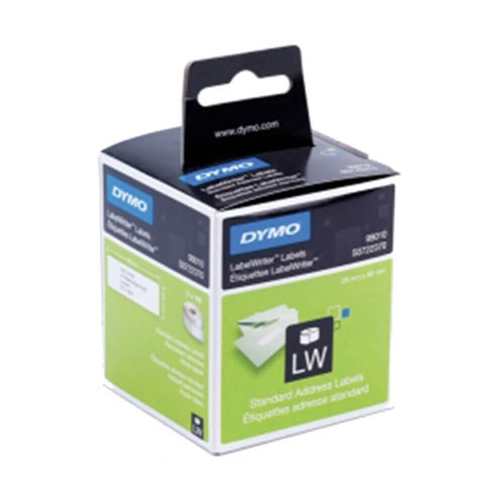 Dymo labelwriter adresse etiket hvidt (2 ruller)