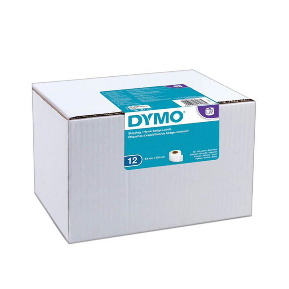 DYMO SHIPPER PAPIR Label 54x101mm hvid