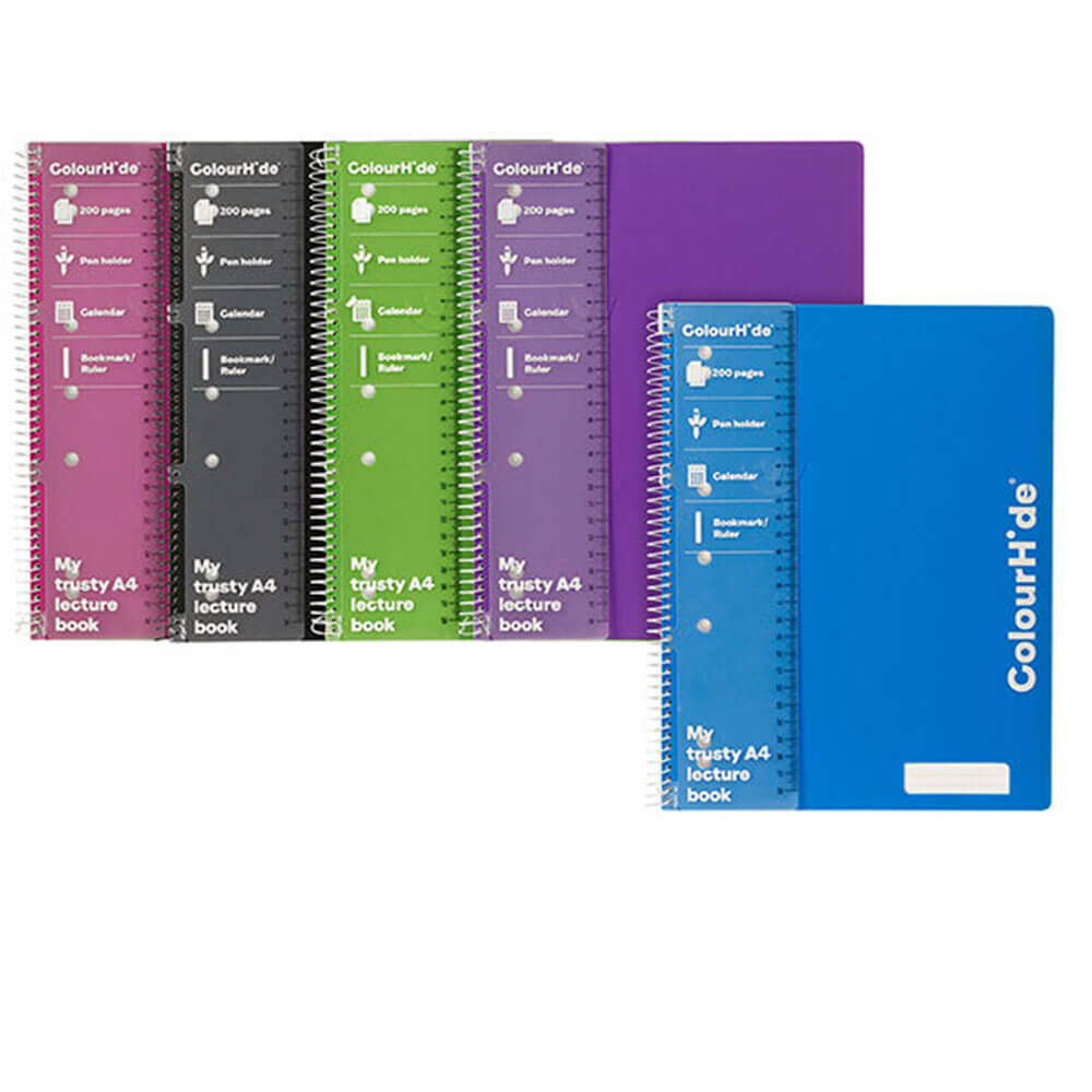 Colourhide Lecture Notebook A4 (200 pagina's)