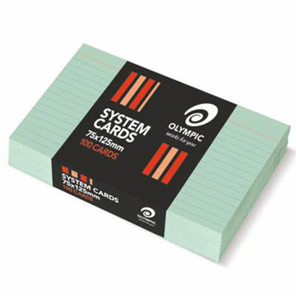 Olympiska styrda systemkort 75x125mm (100pk)