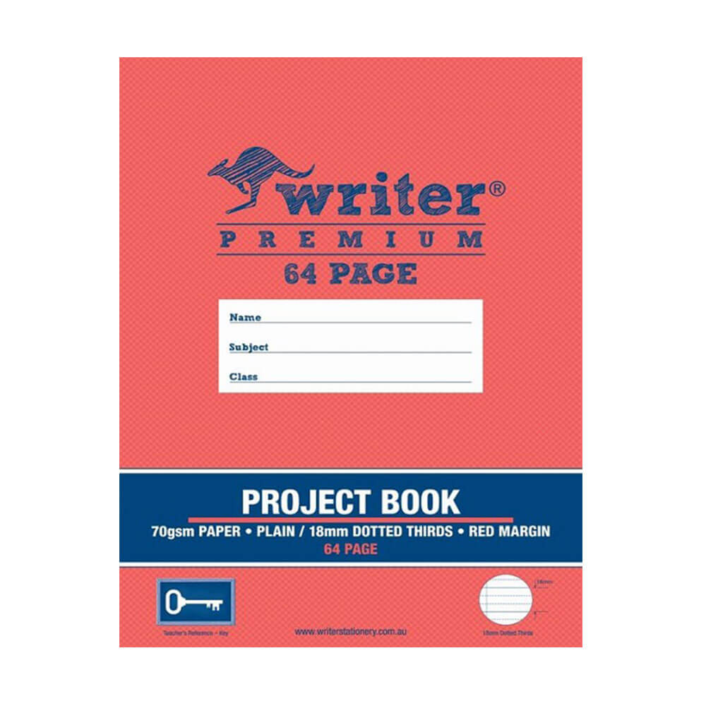 Writer Premium Plain & Strassed Project Book (64 pagine)