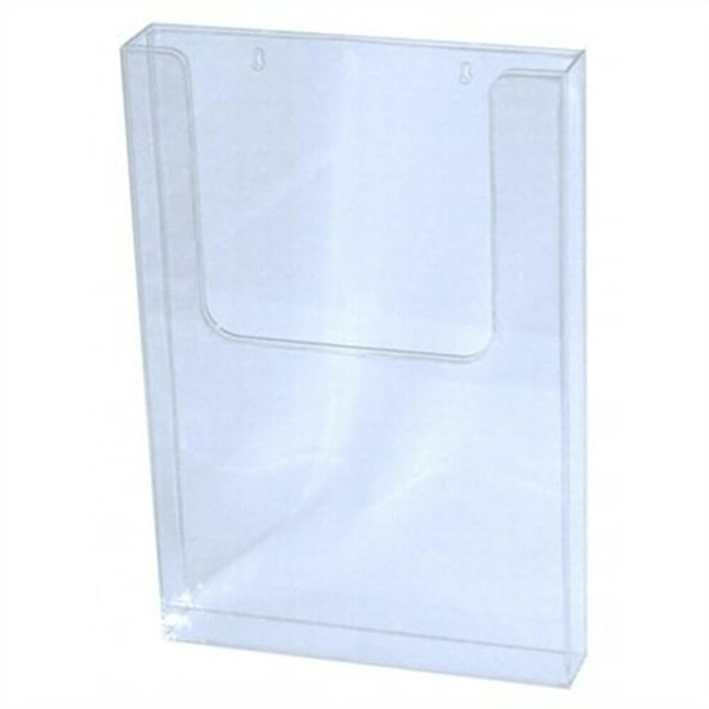 Deflecto Portrait Wall Mount Brochure Holder (klar)