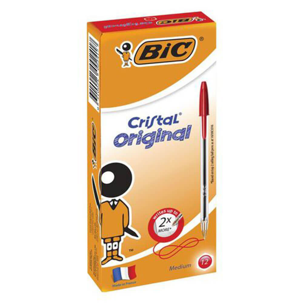 BIC Cristal Original Ballpoint Pen (12/Box)