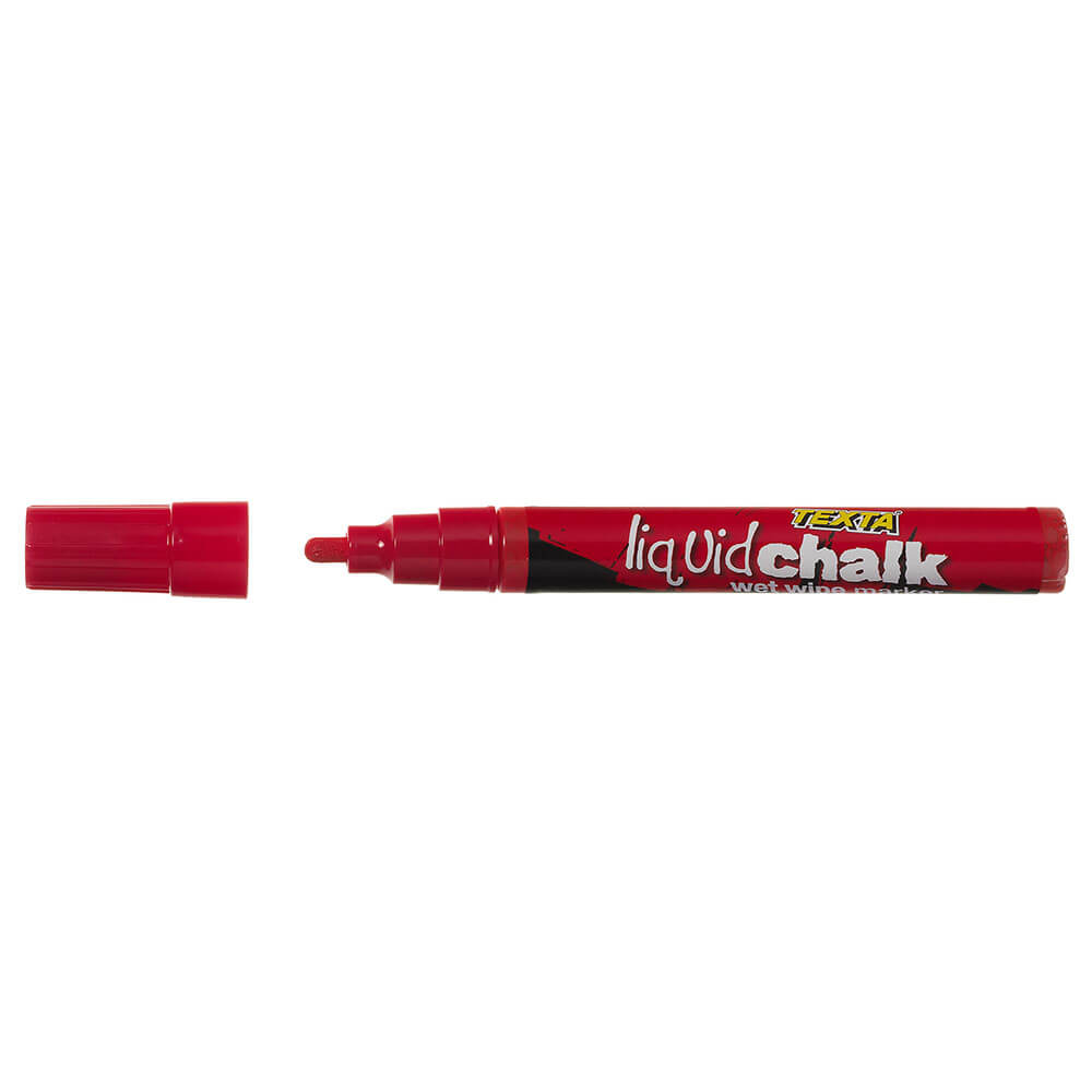 Texta Liquid Chalk Bullet Tip Wet Wipe Marker