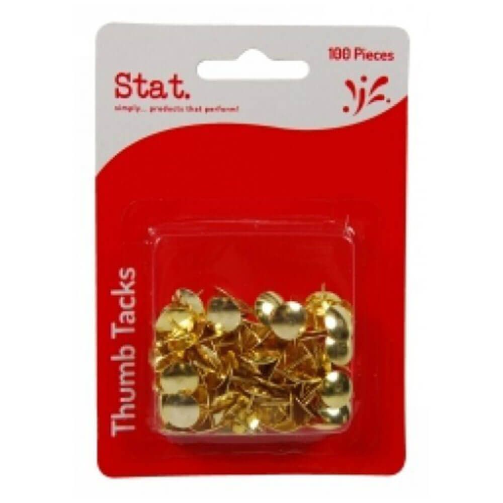 Stat Thumb Tacks Drawing Pins (100pk)