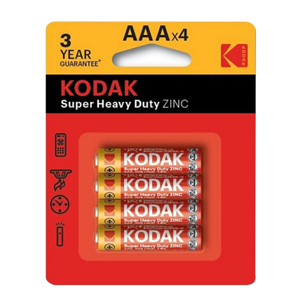 Kodak super zware batterijen (AAA)