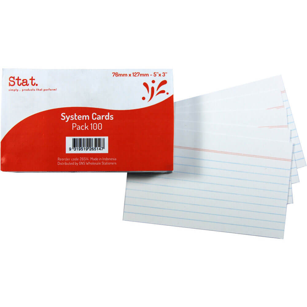 Stat styrede systemkort 100pk (hvid)