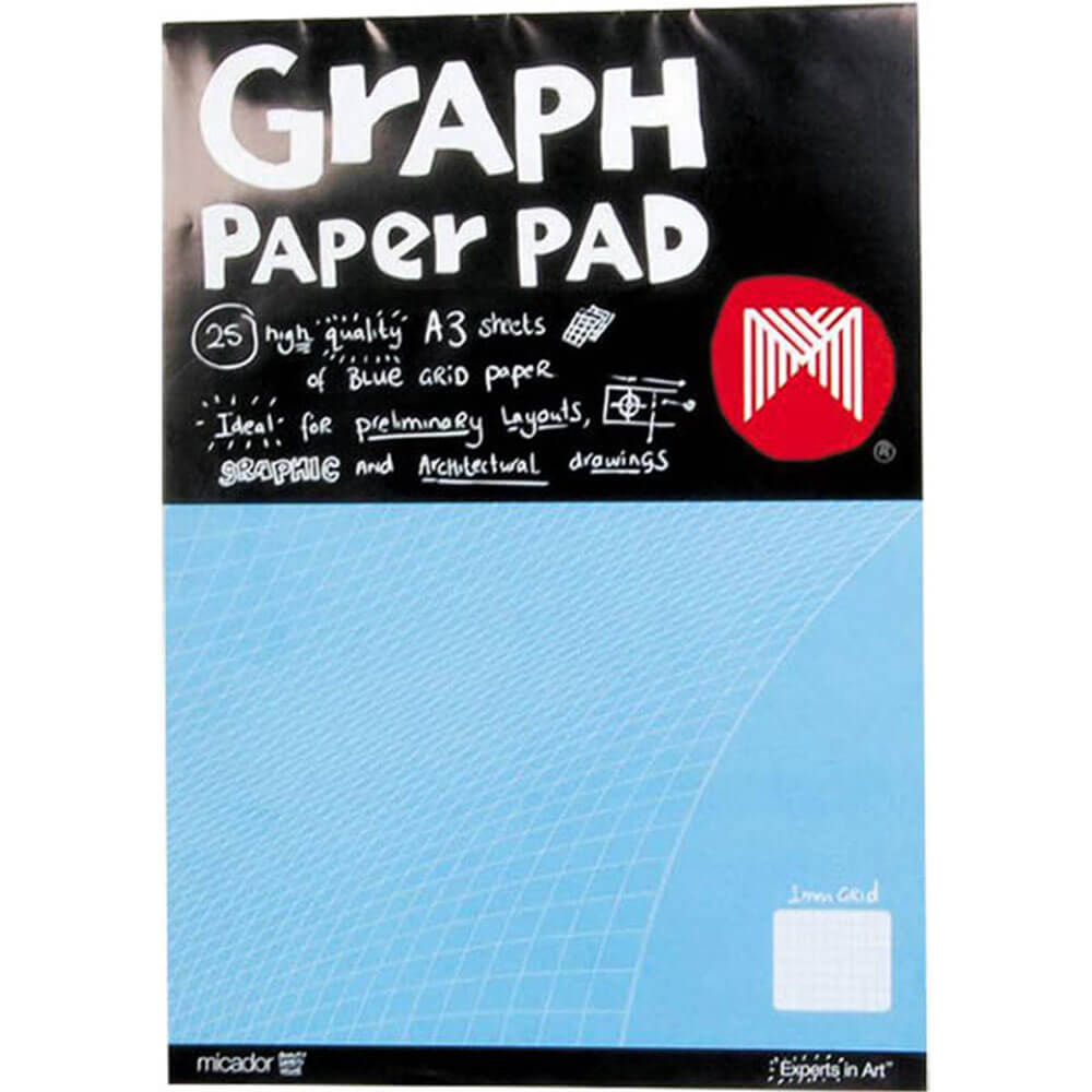 Micador Graph Pad 25 vellen (A3)