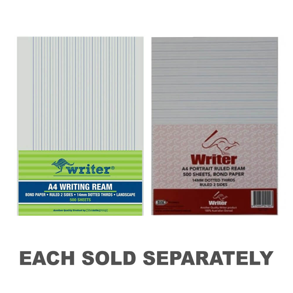 Writer A4 14mm Dotted Thirds Exam Paper (500pcs)