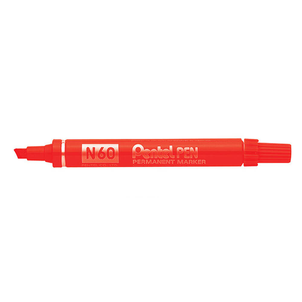 Pentel N60 Punto de cincel Marcador permanente 12 PCS