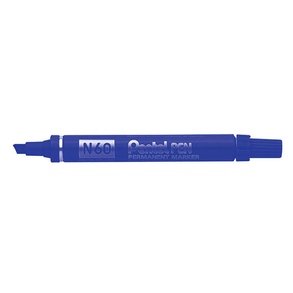 Pentel N60 Punto de cincel Marcador permanente 12 PCS