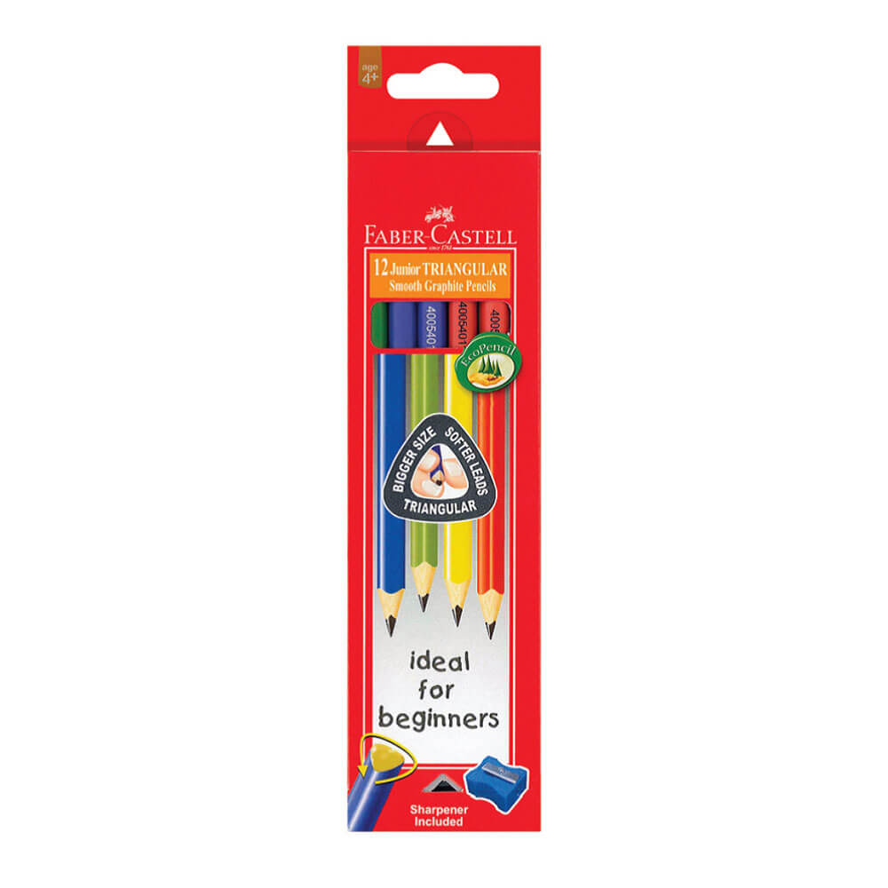 Faber-Castell Triangolare Junior Grip Lead Pencil 12pcs