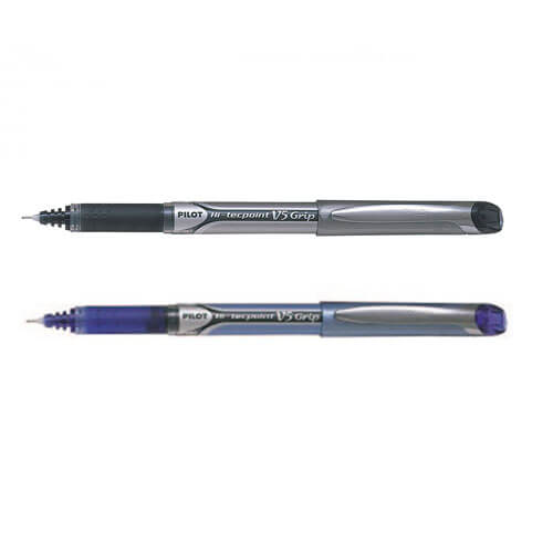 Pilot V5 Grip Liquid Ink Extra Fine Rollerball Pens