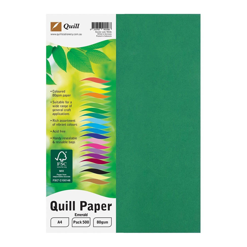 Quill Extra Large A4 Paper 80GSM (500 ark)