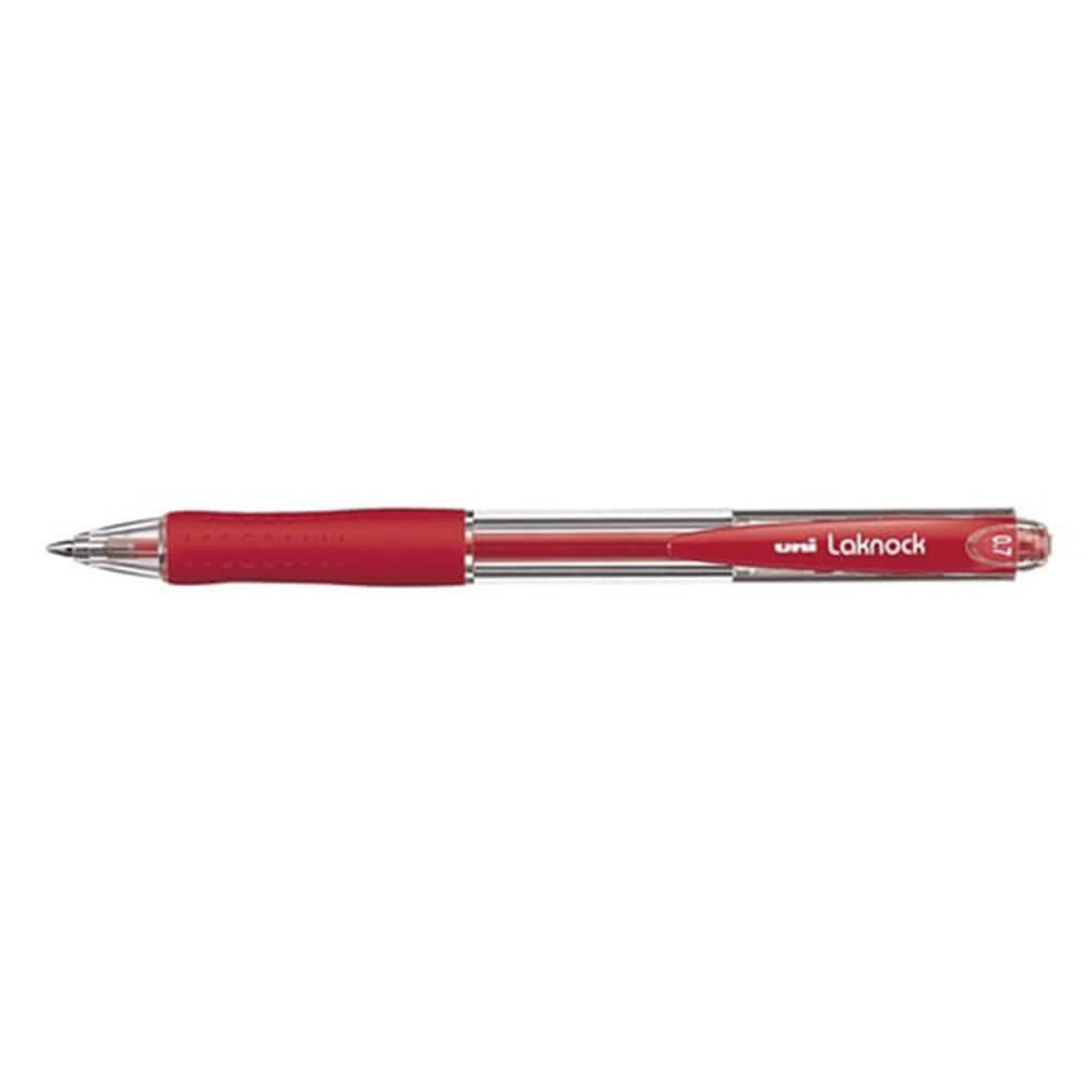 Uni Laknock Rétractable Ballpoint Pen 12pcs (Fine)